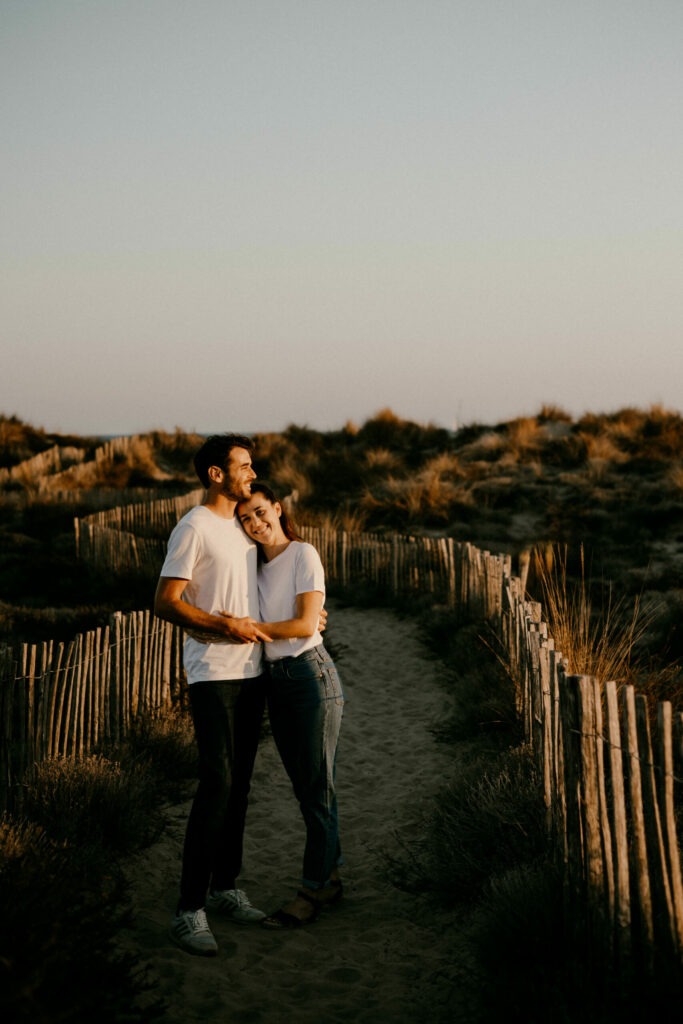 Une séance engagements à la plage